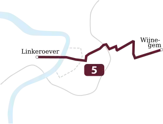 Voir la carte de la ligne.