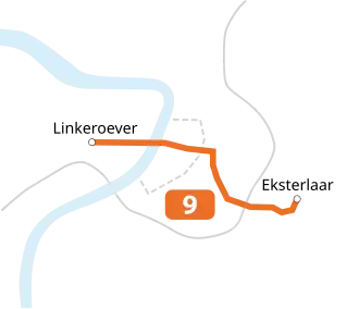 Voir la carte de la ligne.