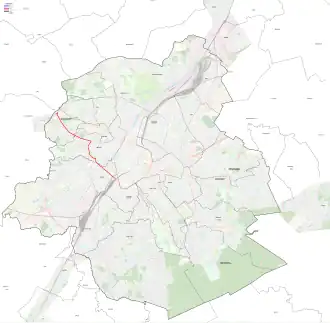 Voir la carte de la ligne.