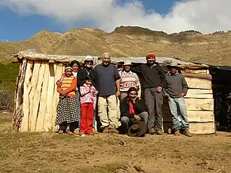 Une famille pehuenche en 2010