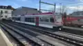 Automotrice ABe 2/6 n°2001 en gare de Yverdon-les-Bains