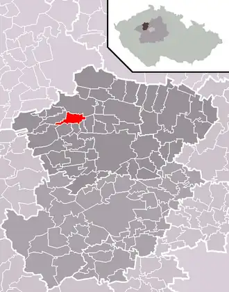 Localisation de Třebíz