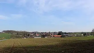 Panorama depuis la route d'Havrincourt.