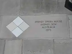 Morceau de l'opéra de Sydney.