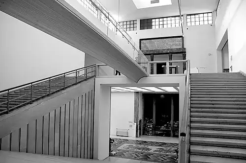Le design Galmanini de l'escalier d'honneur de la Triennale de Milan, 1947.