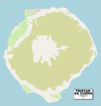 (Voir situation sur carte : île Tristan da Cunha)