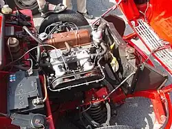 Photo du moteur d'une Spitfire mark 3