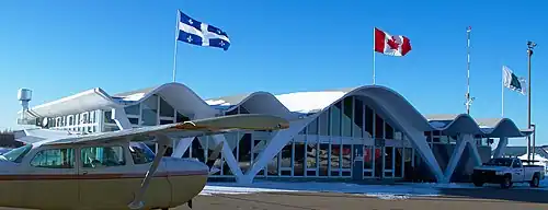 L'aérogare de Trois-Rivières en mars 2014.