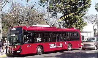 Image illustrative de l’article Trolleybus de Guadalajara