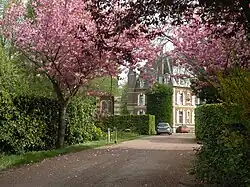 L'entrée du parc du château.