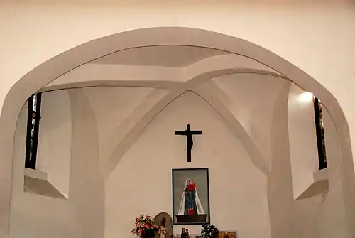 La voûte du chœur.