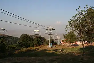 Tsakhkadzor en été : en haut d'un télésiège no&nbsp;1.