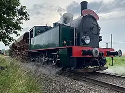 Locomotive Tubize 2069 préservée au Stoomtrein Dendermonde Puurs.