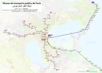 Voir la carte de la ligne.