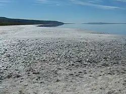 Les rives salées du lac Tuz