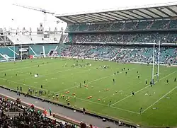 Photo de l'intérieur d'un stade
