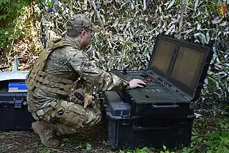 Opérateur d'un drone A1-SM Furia.