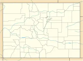 voir sur la carte du Colorado