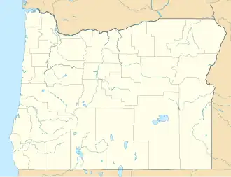 voir sur la carte de l’Oregon