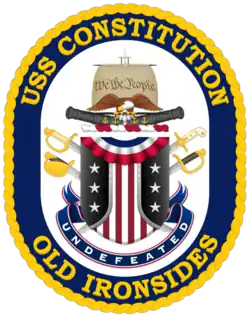 USS Constitution crest