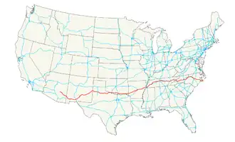 Image illustrative de l’article U.S. Route 70