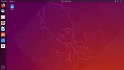Capture d'écran d'Ubuntu 18.10 (Cosmic Cuttlefish)