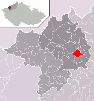 Localisation de Údlice