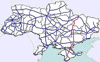 Image illustrative de l’article Route M18 (Ukraine)