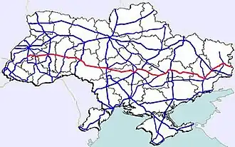 Image illustrative de l’article Route M30 (Ukraine)