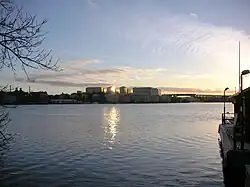 Depuis Huvudsta gård vers le sud.