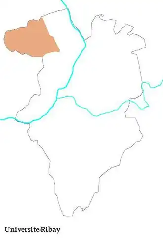 Localisation de Université-Ribay