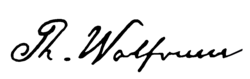 signature de Philipp Wolfrum