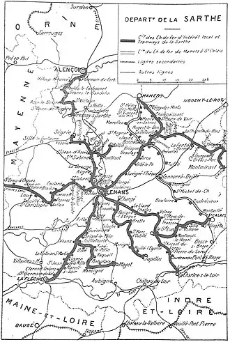 Image illustrative de l’article Chemin de fer Mamers - Saint-Calais