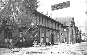 La zone d'activité du Château au début du XXe&nbsp;siècle.