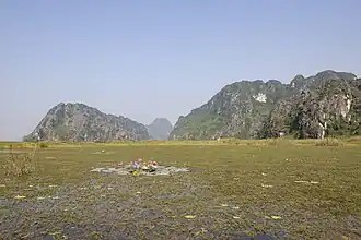 Paysage à Van Long.