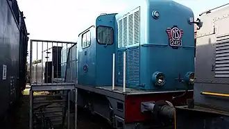 NS 2412 en livrée bleue.