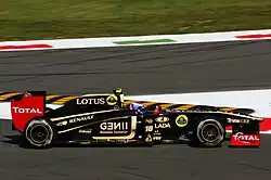 Photo de Vitaly Petrov à Monza en 2011