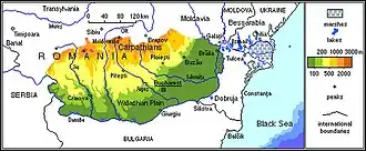 Localisation de Valachie