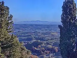 Le Valdelsa entre Certaldo et Castelfiorentino vu depuis Montaione