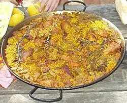 Paella valencienne.