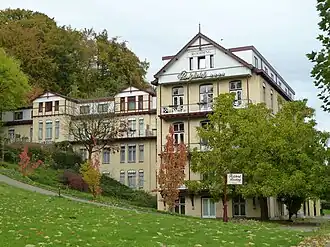 Hôtel Rooding à Valkenburg (1892), conçu par Pierre Cuypers.