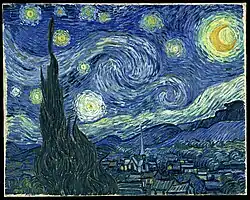 Vincent van Gogh, La Nuit étoilée, 1889.