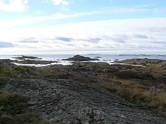 L'île de Vargö en novembre.