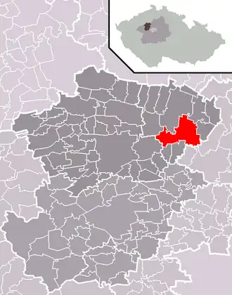 Localisation de Velvary