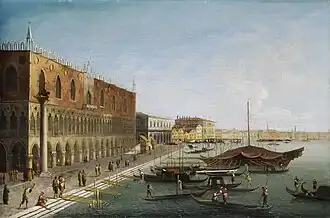 Venise (Le palais des Doges), Anonyme vers le XVIIIe ou XIXe&nbsp;siècle.