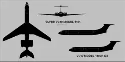 Description de l'image Vickers VC10 silhouette.png.