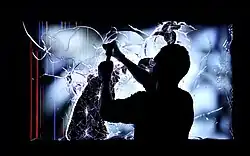 Video Pistoletto 2014 Performance at Popop gallery, Montreal, 2014