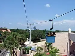 Skyride à Busch Gardens: The Dark Continent