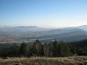 Vue depuis le Crni Vrh