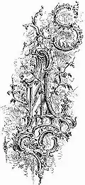 Girandole en usage à partir du XVIIe siècle.